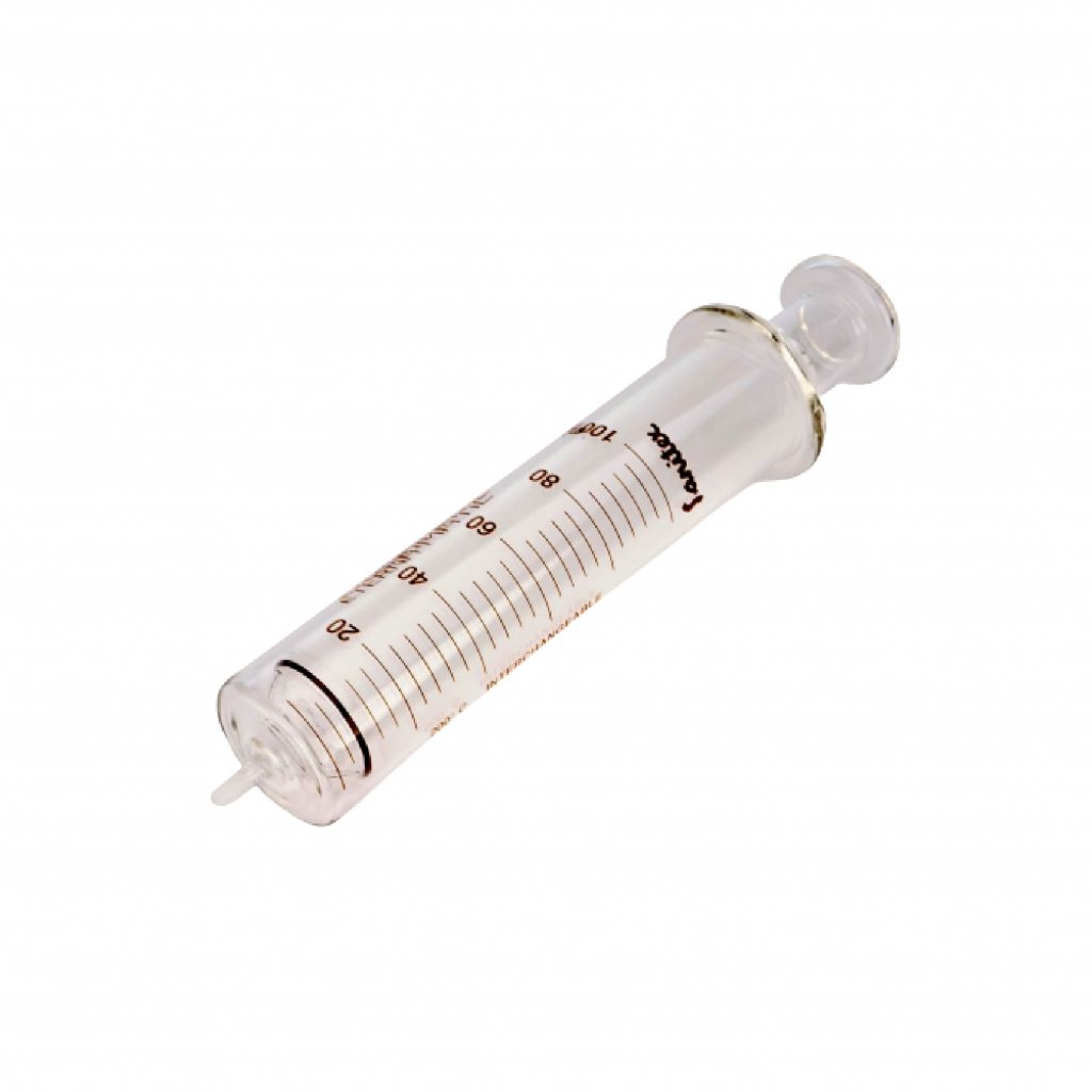 Gas Syringe 100CC, Glass Charleston Scientific