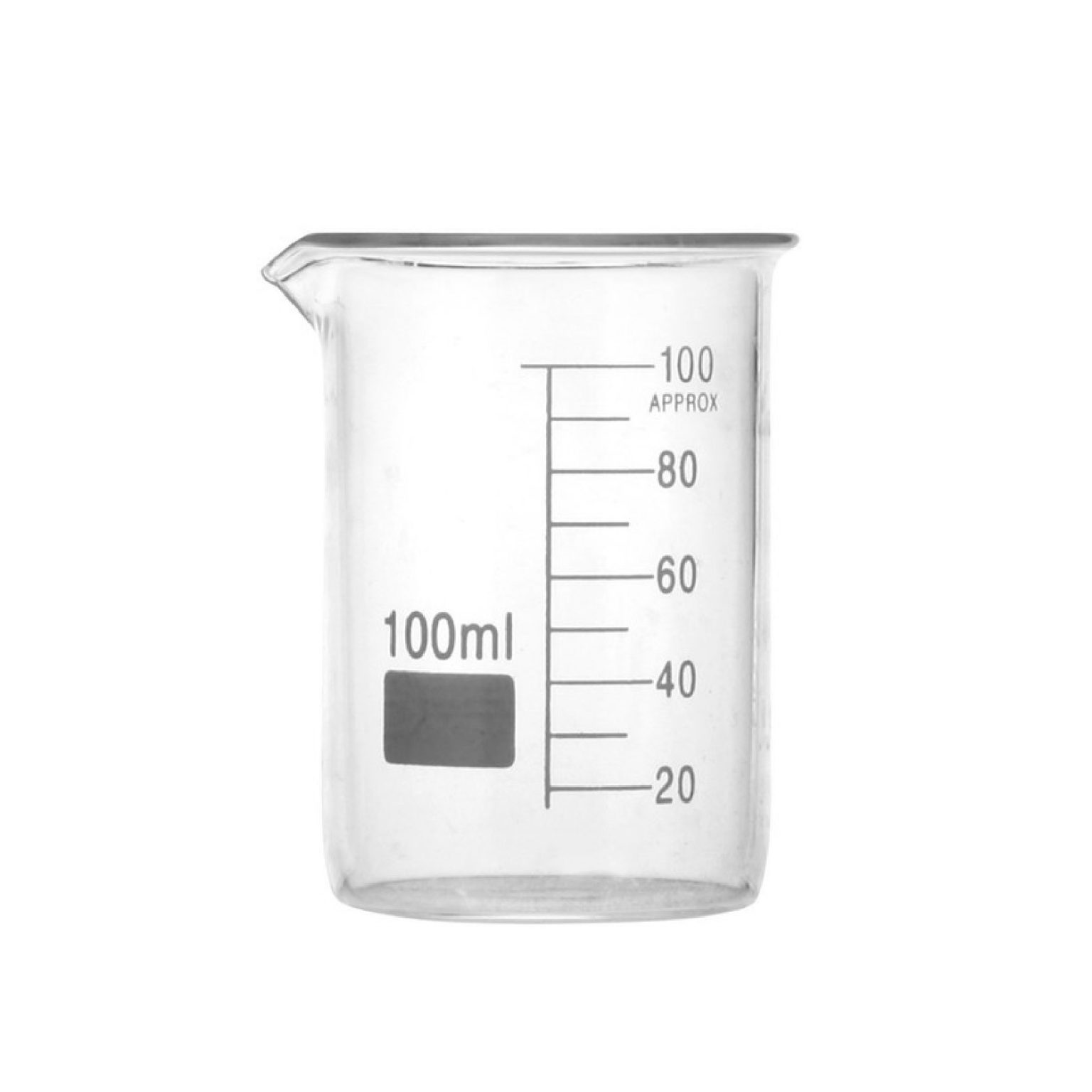 Beaker, Glass 100ml, Economical Charleston Scientific